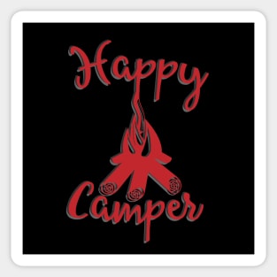 Happy Camper Sticker